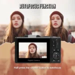 4K 18X, Vintage Vlog Video Recorder, YouTube, Flip Screen Selfie File, WiFi Webcam - Image 5