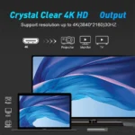 USB 3.0 Hub for Laptop PC Adapter PD Charging Station RJ45 HDMI Compatible TF/SD Card Notebook Type-C Splitter - Image 5